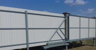 Купить откатные ворота на сваях Сосногорск, цена от 2856 руб.