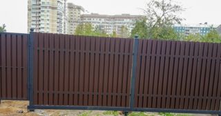 Купить распашные ворота из штакетника Сосногорск, цена от 2803 руб.